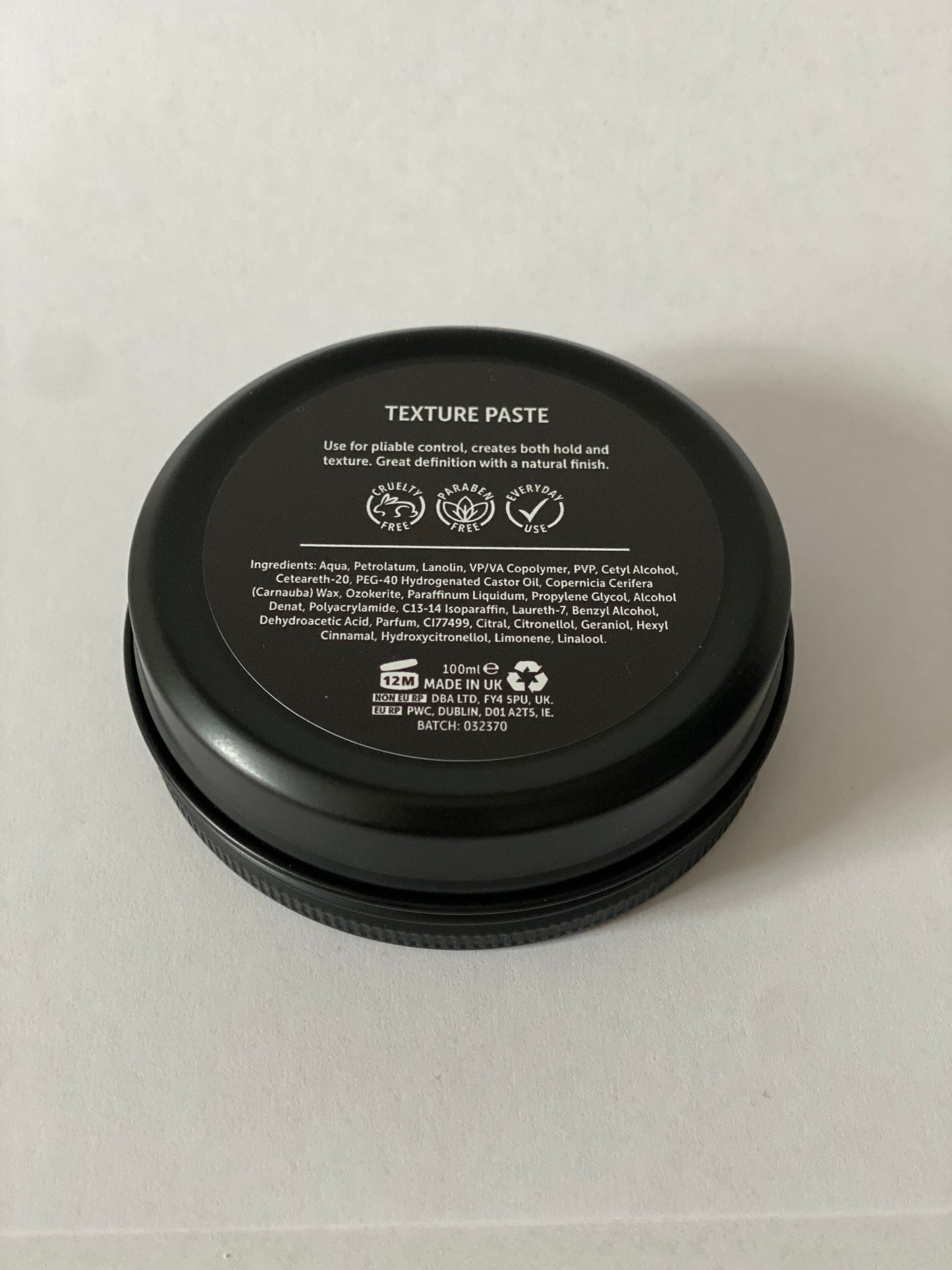 B4men Haircare Texture Paste